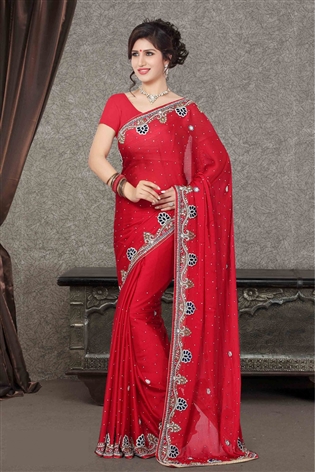 Hand Work Saree at Best Price in India