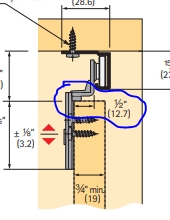 showing how to measure the bracket for the offset