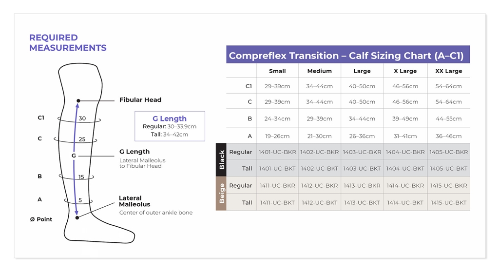 Sigvaris Compreflex Transition Calf