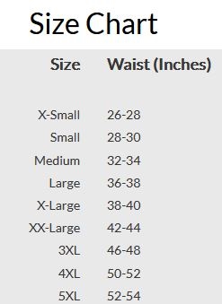 Xxl pants store size in inches